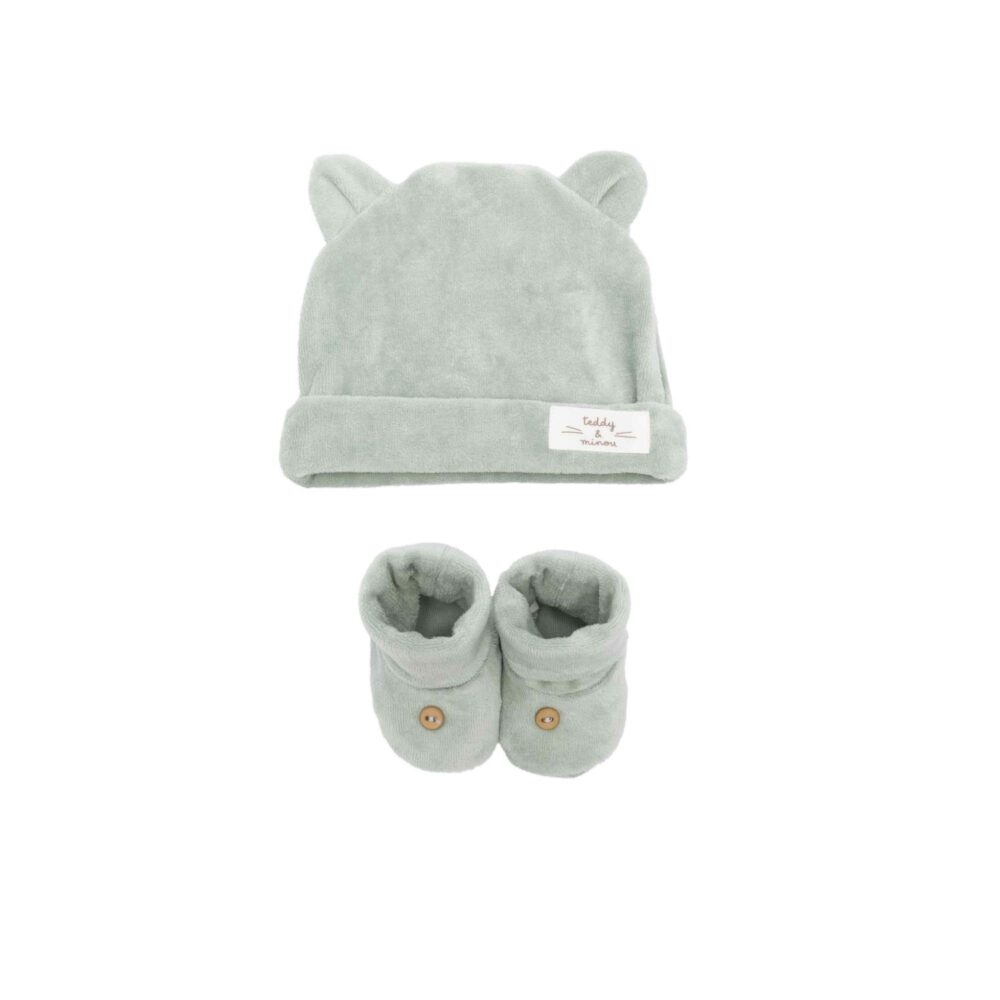 Teddy&Minou - Cappello e scarpine Neonata